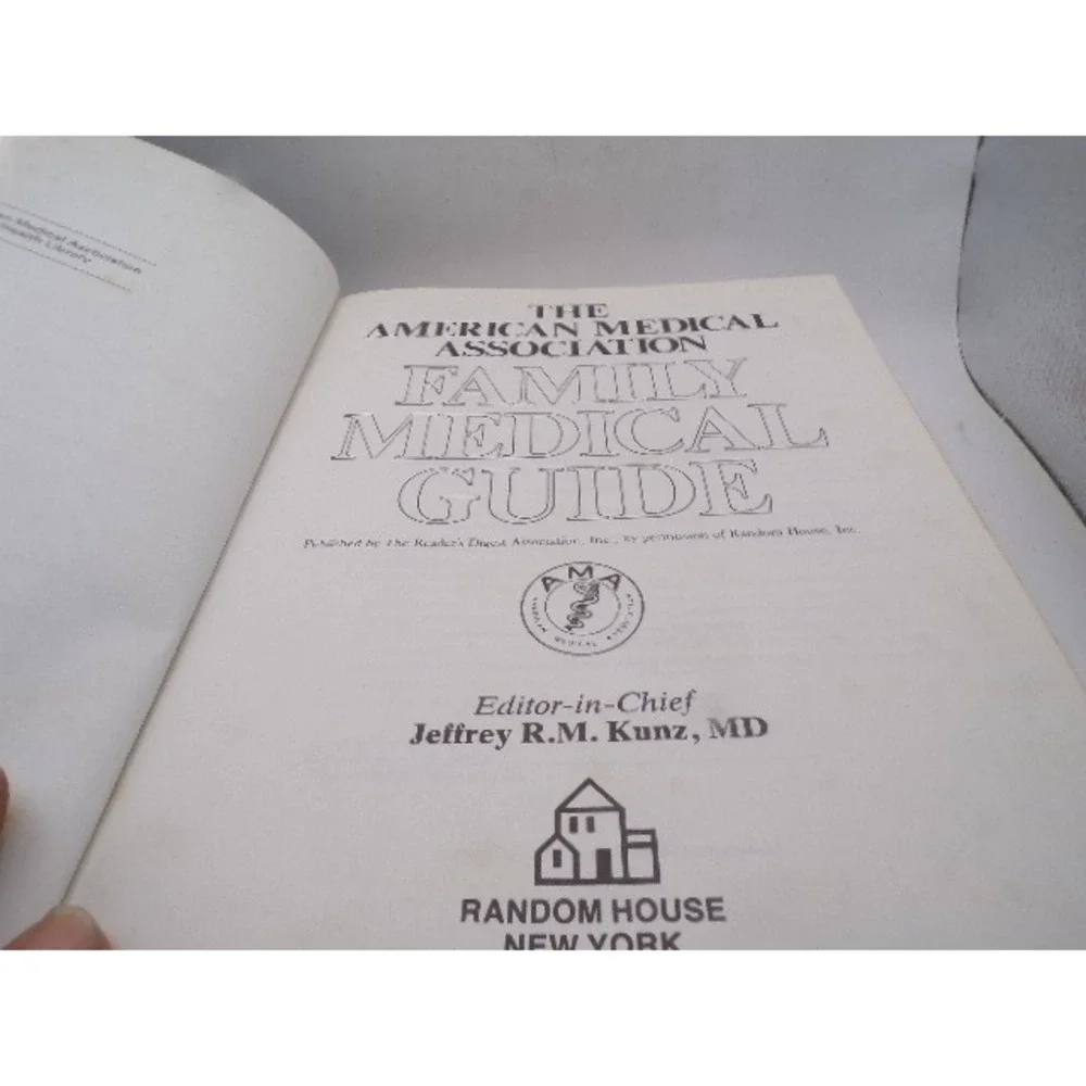 The American Medical Association Family Medical Guide 1982 Hardcover AMA Referen